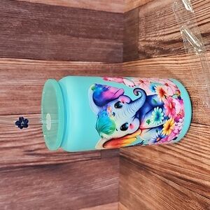Vibrant Color Elephant Insulated 16 oz Tumbler.